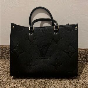 COPY - Louis Vuitton Black Monogram Tote Bag